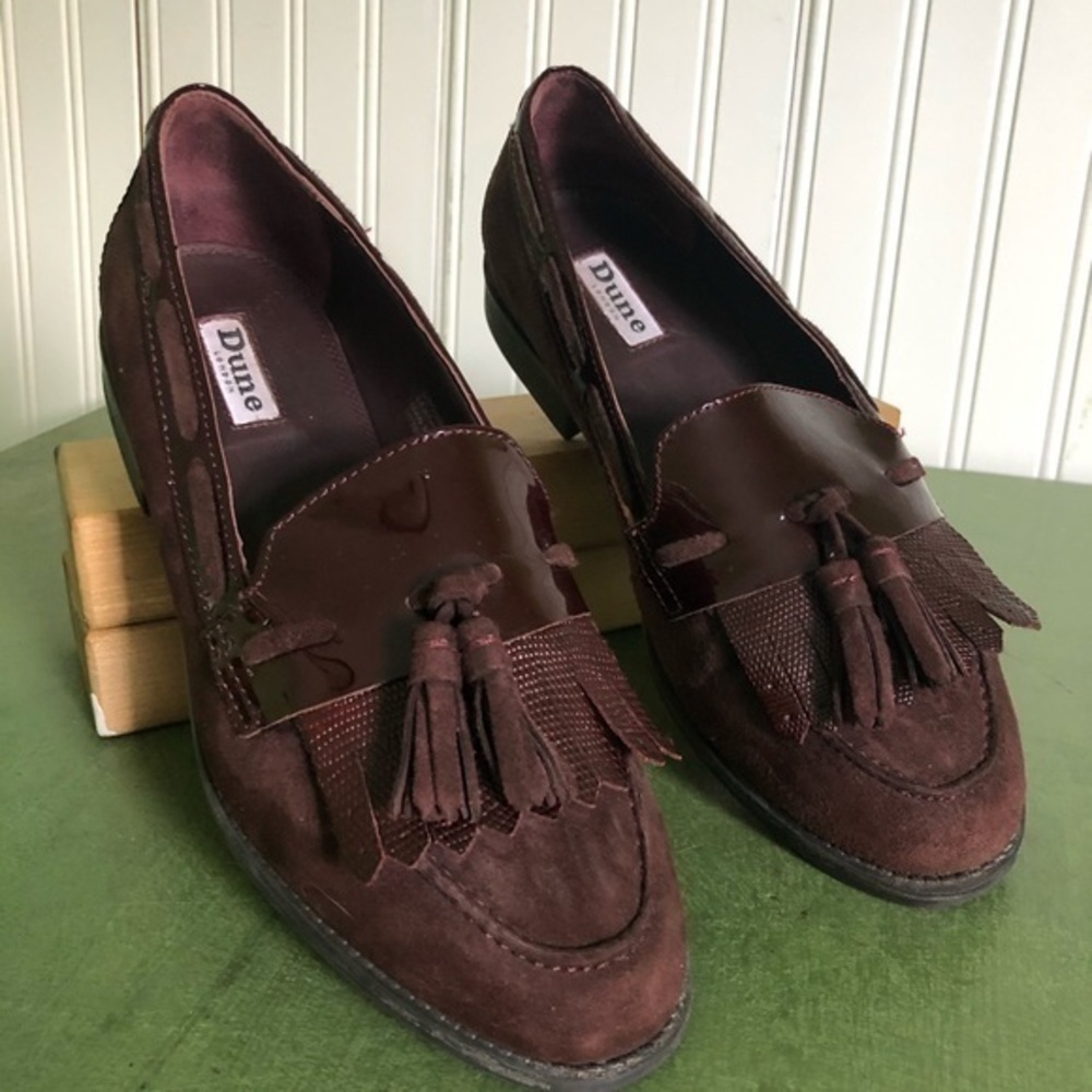 Dune London GOODNESS Tassel Trim Loafers/Mocs